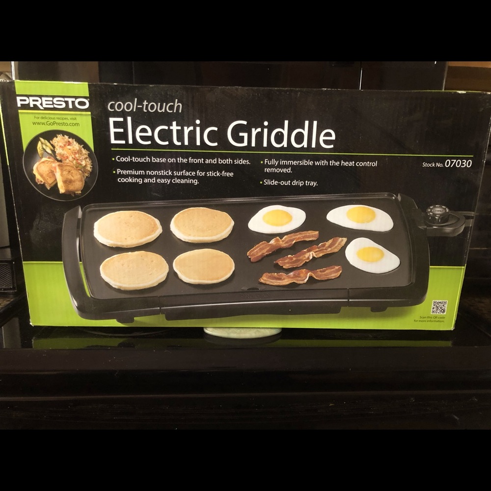 Presto electric griddle